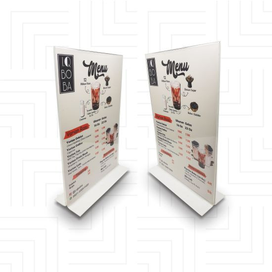 Tentcard Akrilik A6