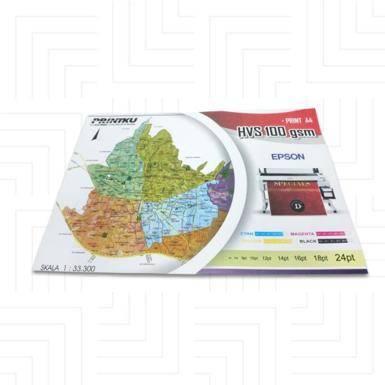 Print HVS A2 Hitam Putih